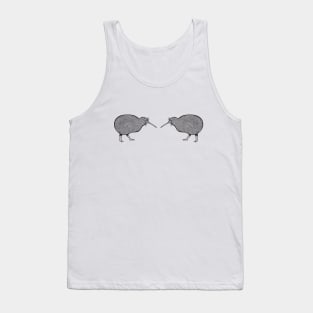 Kiwi Birds in Love - cute kiwi design - light colors Tank Top